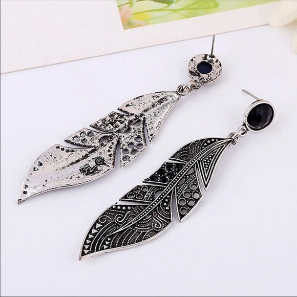 Feather Earrings - Picture 3 of 3